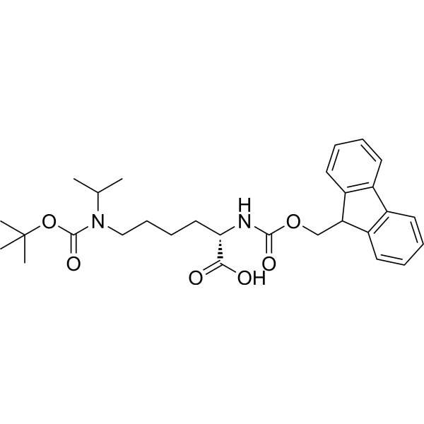 Fmoc-Lys(ipr,Boc)-OH Chemical Structure