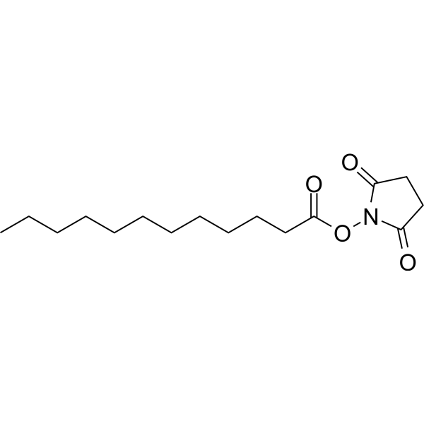 2,5-Dioxopyrrolidin-1-yl dodecanoate Chemical Structure