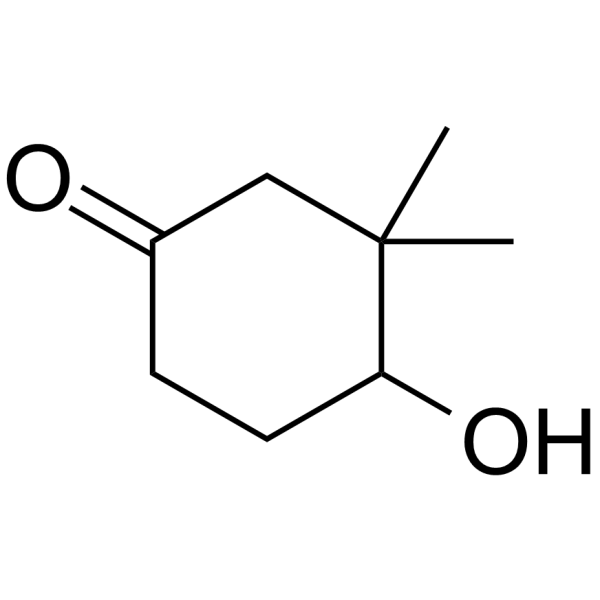 4-Hydroxy-3,3-dimethylcyclohexanone Chemical Structure