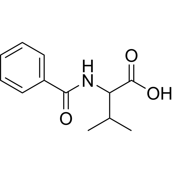 Benzoyl-DL-Valine Chemical Structure