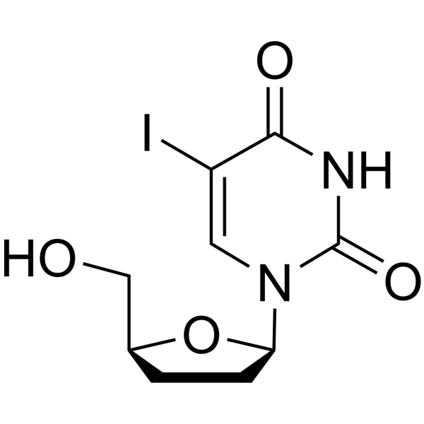2',3'-Dideoxy-5-iodouridine Chemical Structure