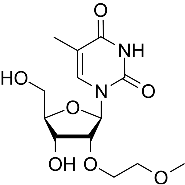 2'-O-MOE-5-Me-rU Chemical Structure