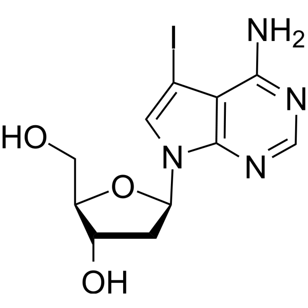 7-Deaza-2'-deoxy-7-iodoadenosine Chemical Structure