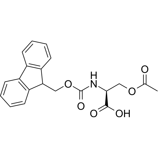 Fmoc-Ser(Ac)-OH Chemical Structure