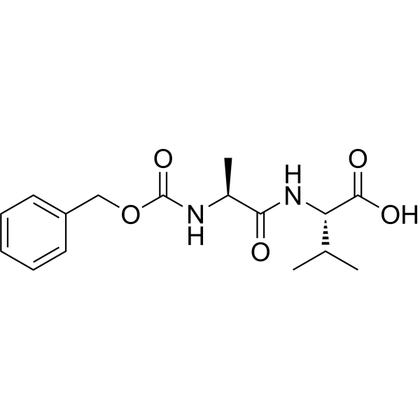 ((Benzyloxy)carbonyl)-L-alanyl-L-valine Chemical Structure