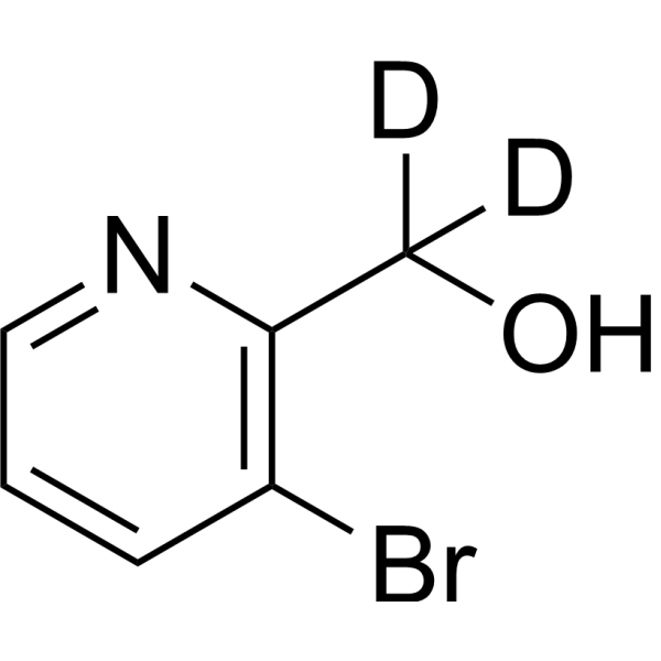 (3-Bromopyridin-2-yl)methanol-d<sub>2</sub> Chemical Structure
