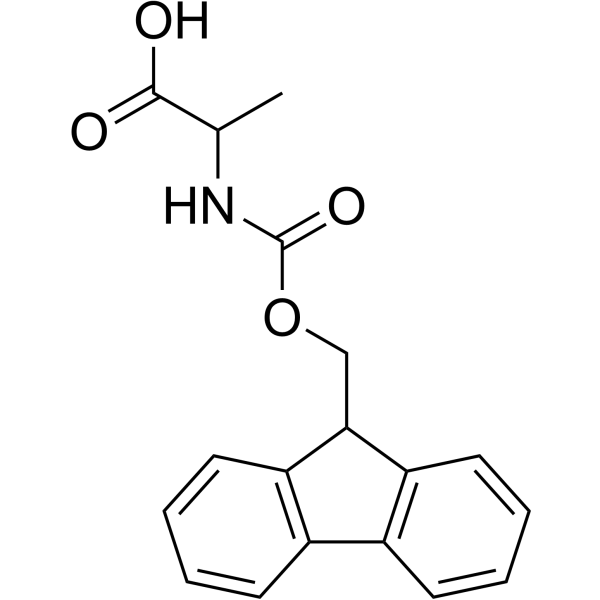 Fmoc-DL-Ala-OH Chemical Structure