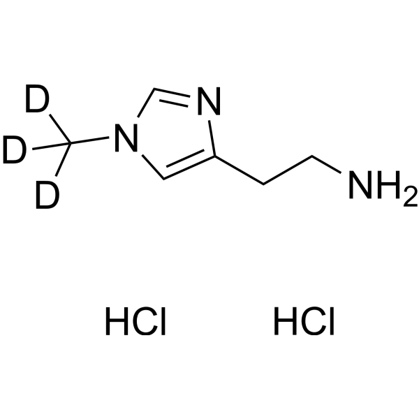 1-Methylhistamine-d<sub>3</sub> dihydrochloride Chemical Structure