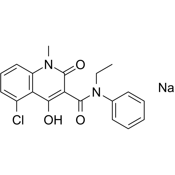 Laquinimod sodium Chemical Structure