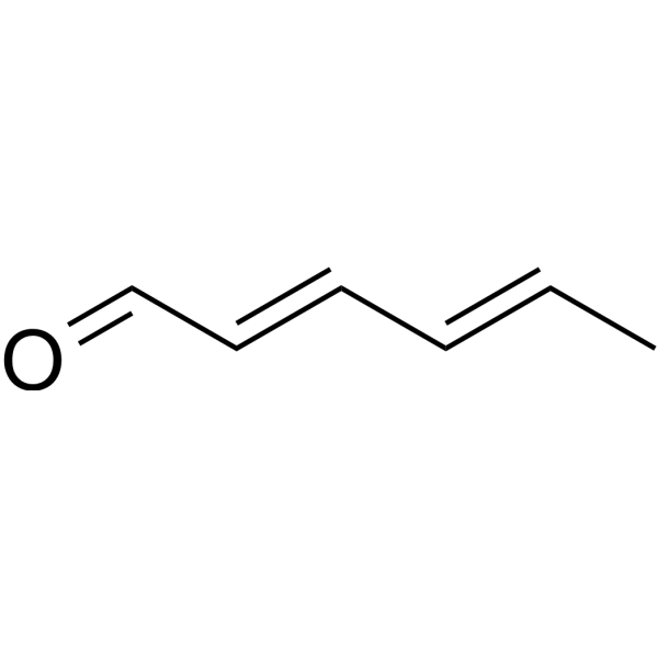 (E,E)-2,4-Hexadienal Chemical Structure