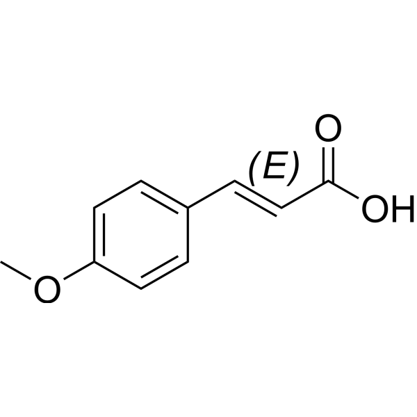 (E)-3-(4-Methoxyphenyl)acrylic acid Chemical Structure