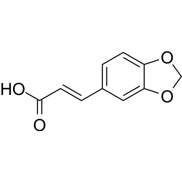 (E)-3,4-(Methylenedioxy)cinnamic acid Chemical Structure