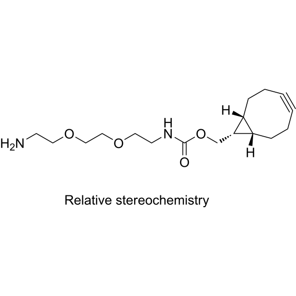 endo-BCN-PEG2-NH2 Chemical Structure