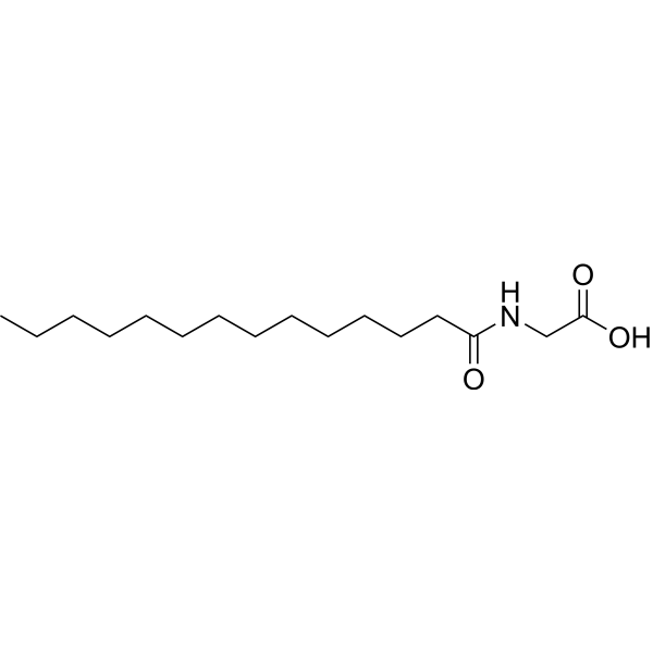 N-Myristoylglycine Chemical Structure