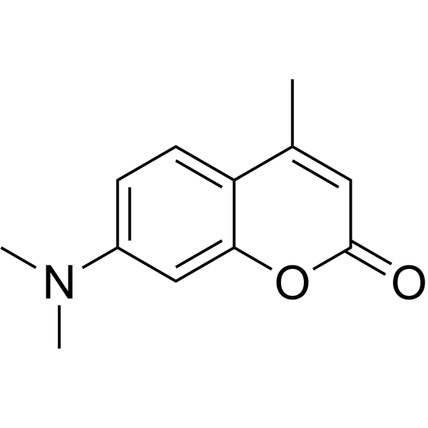 7-(Dimethylamino)-4-methylcoumarin Chemical Structure