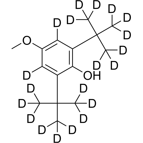 <em>2</em>,6-Di-(tert-butyl)-4-methoxyphenol-3,5-d20