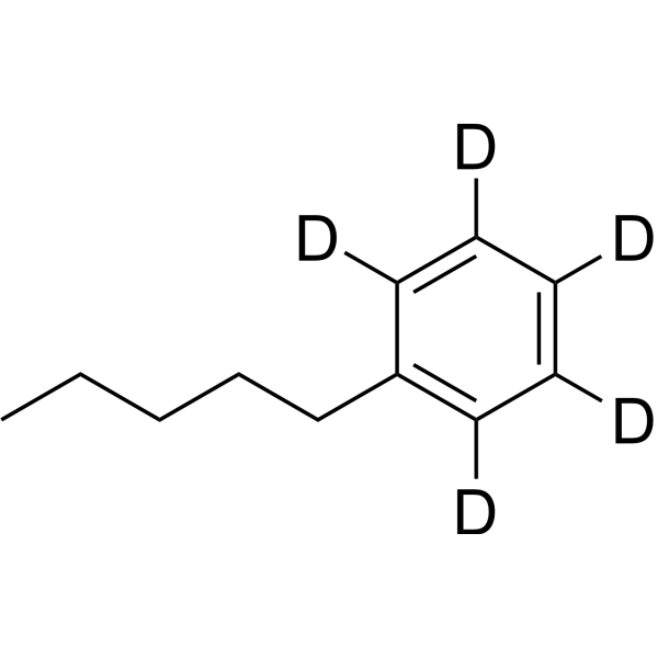 1-Phenylpentane-d<sub>5</sub> Chemical Structure