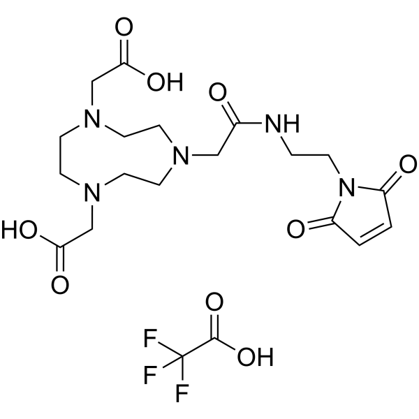 Maleimide-NOTA TFA Chemical Structure