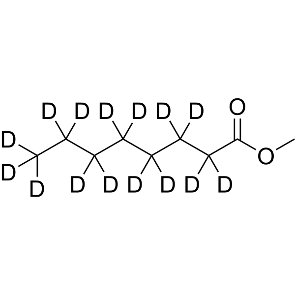 Methyl octanoate-d<sub>15</sub> Chemical Structure