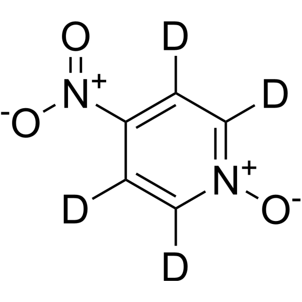 4-Nitropyridine N-oxide-d<sub>4</sub> Chemical Structure
