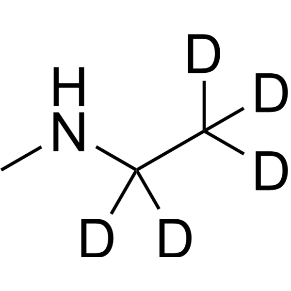 N-Methylethanamine-d<sub>5</sub> Chemical Structure