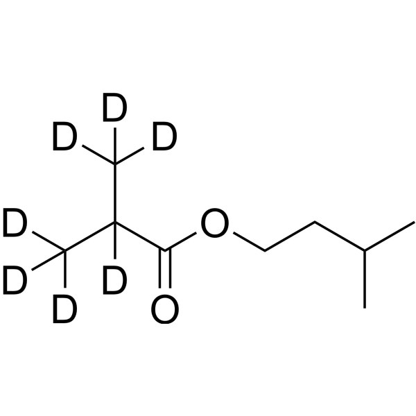 Isopentyl isobutyrate-d<sub>7</sub> Chemical Structure