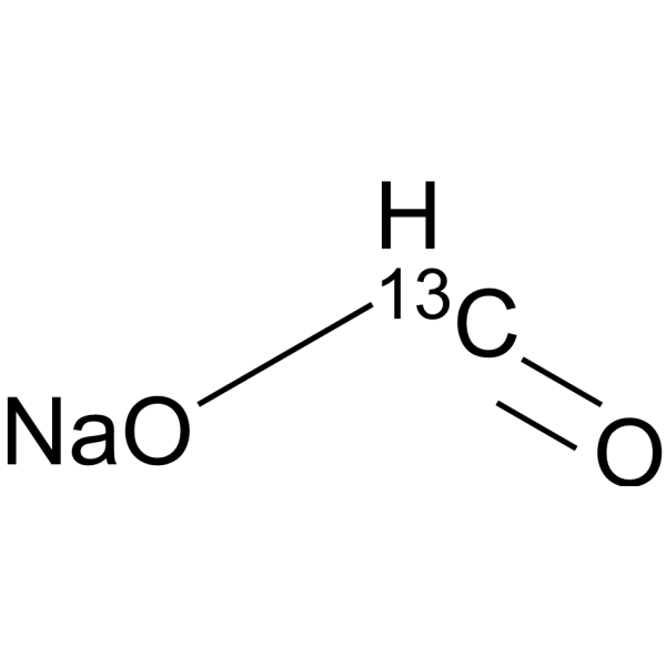 Formate-<sup>13</sup>C sodium Chemical Structure