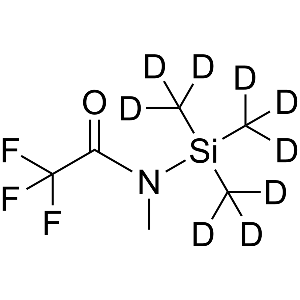 N-Methyl-N-(trimethylsilyl)trifluoroacetamide-d<sub>9</sub> Chemical Structure