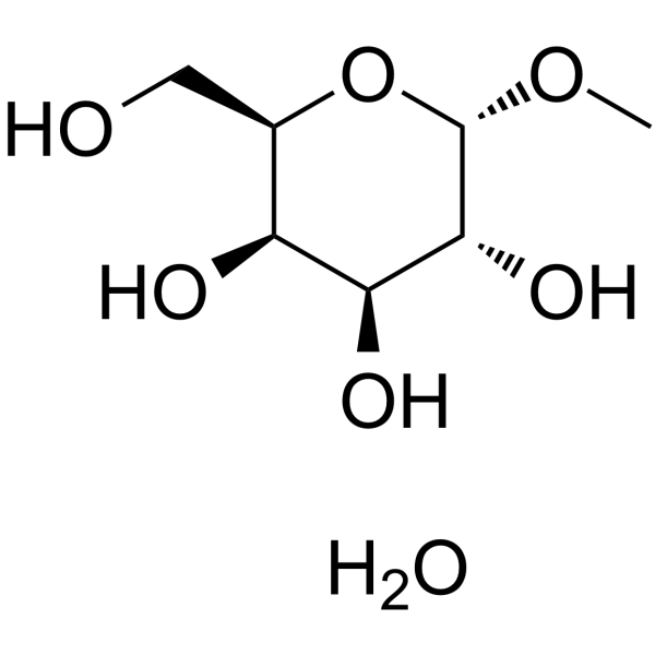 Methyl α-D-galactopyranoside monohydrate Chemical Structure