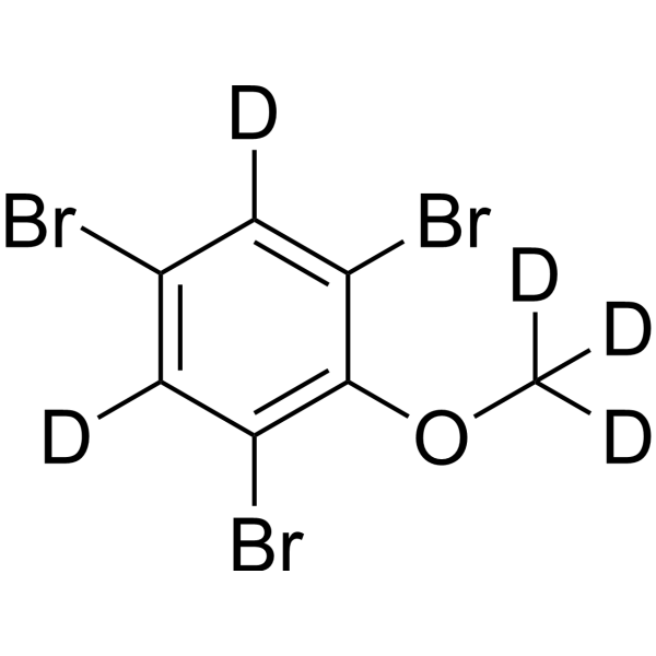 2,4,6-Tribromoanisole-d<sub>5</sub> Chemical Structure