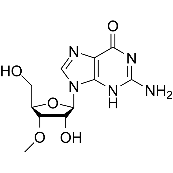3'-O-Methylguanosine Chemical Structure