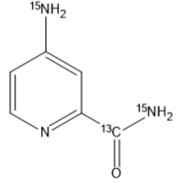 4-Aminopicolinamide-13C,15N2 Chemical Structure
