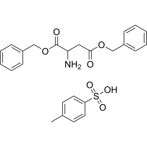 Dibenzyl aspartate 4-methylbenzenesulfonate Chemical Structure