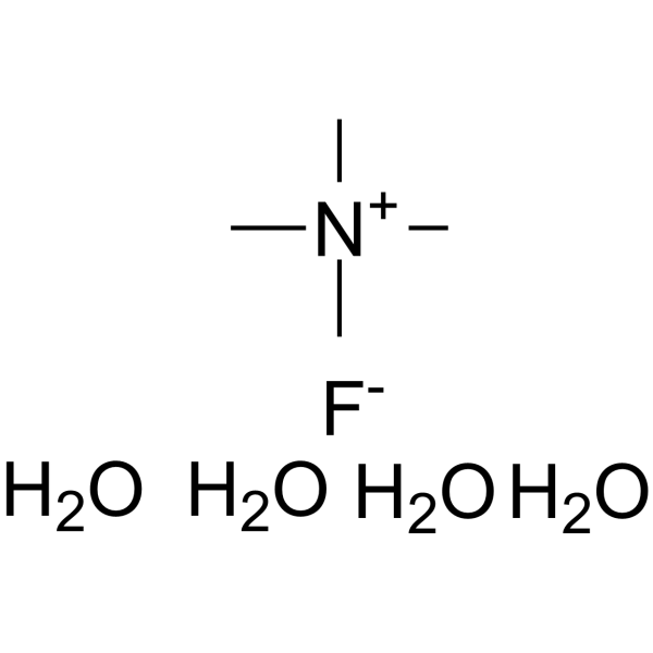 Tetramethylammonium fluoride tetrahydrate Chemical Structure