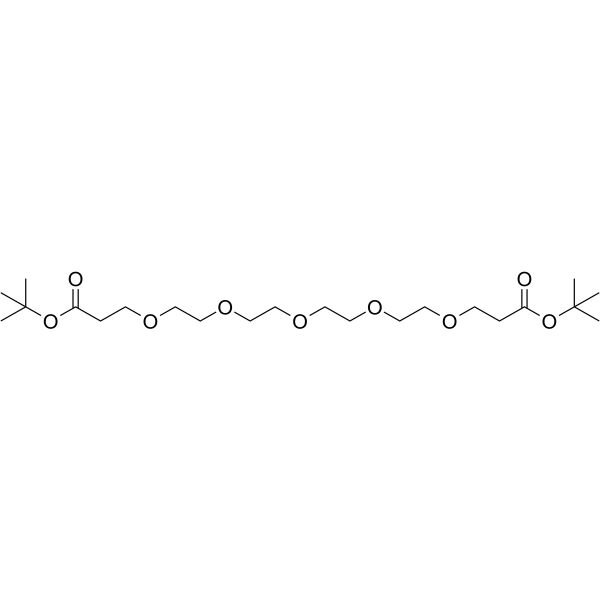 Bis-PEG6-t-butyl ester Chemical Structure