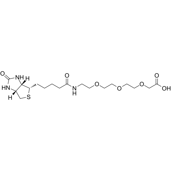Biotin-PEG3-CH2COOH Chemical Structure