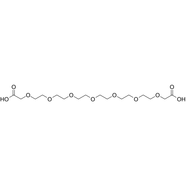 CH2COOH-PEG6-CH2COOH Chemical Structure