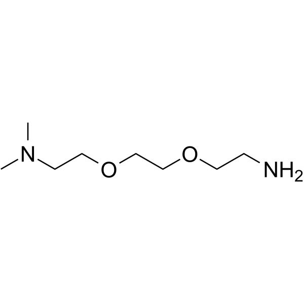 Dimethylamino-PEG2-C2-NH2 Chemical Structure