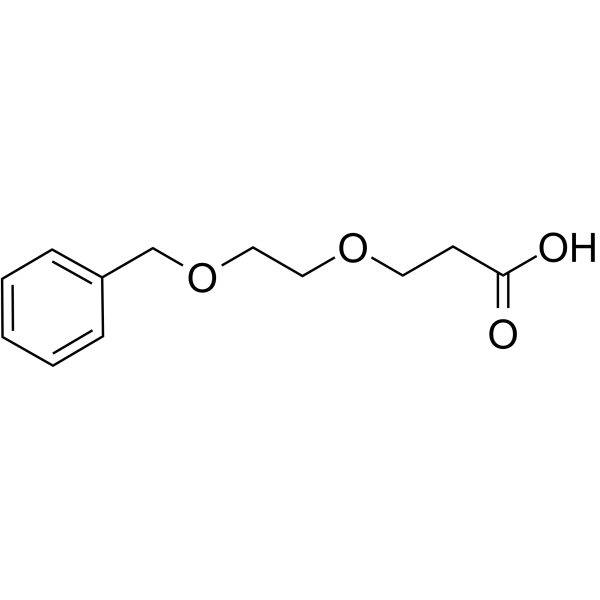 Benzyl-PEG2-acid Chemical Structure