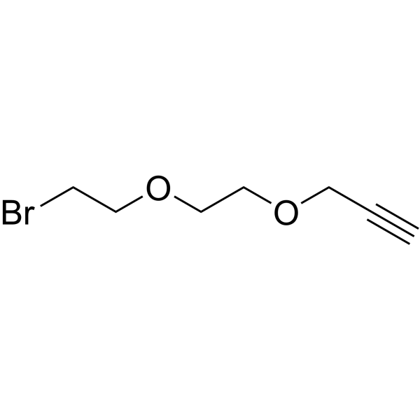 Propargyl-PEG2-bromide Chemical Structure