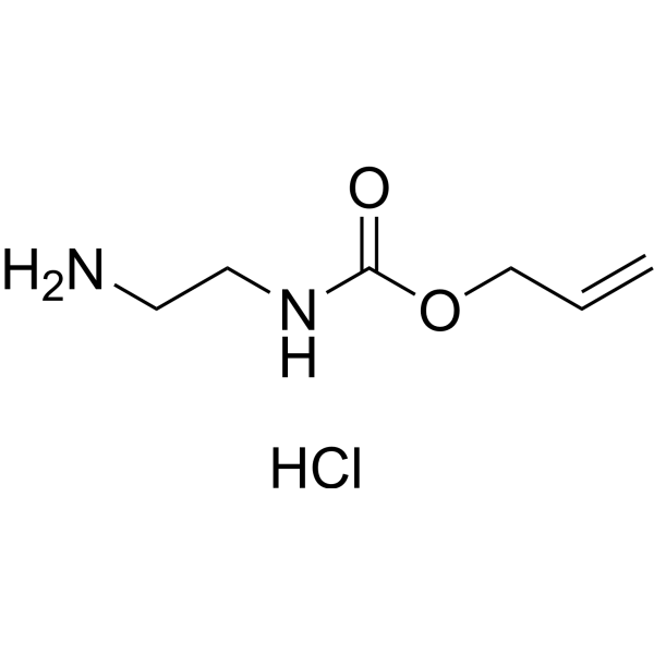 Allyl (2-aminoethyl)carbamate hydrochloride Chemical Structure