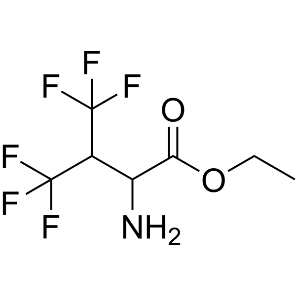 Ethyl 4,4,4,4',4',4'-hexafluoro-DL-valinate Chemical Structure