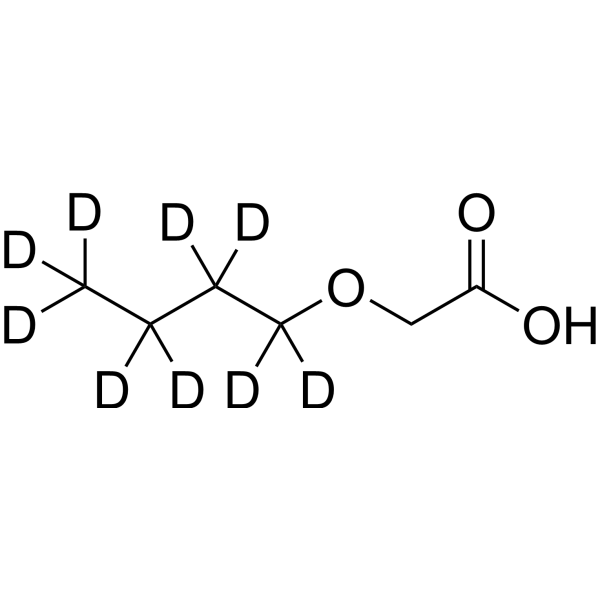 n-Butoxyacetic acid-d<sub>9</sub> Chemical Structure