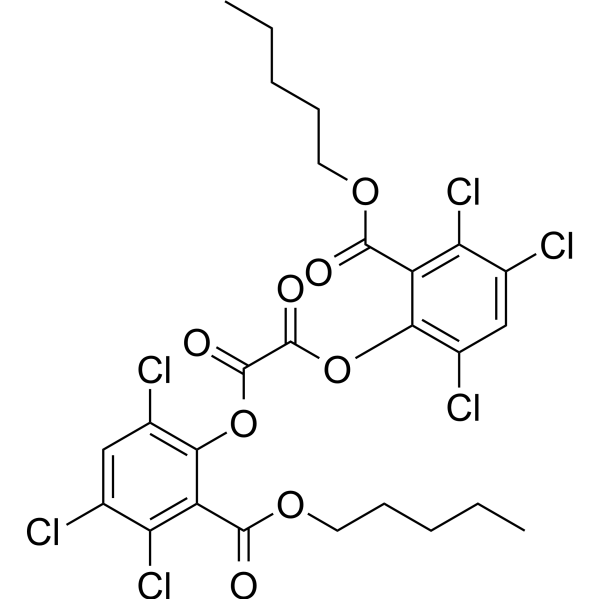 Bis[3,4,6-<em>trichloro</em>-2-(pentyloxycarbonyl)<em>phenyl</em>] oxalate