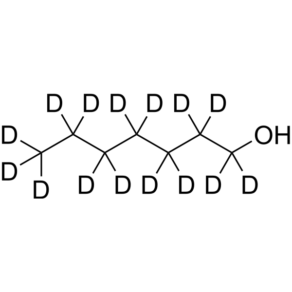 n-Heptyl Alcohol-d<sub>15</sub> Chemical Structure