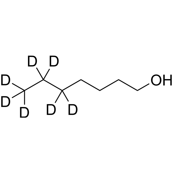 1-Heptanol-d<sub>7</sub> Chemical Structure
