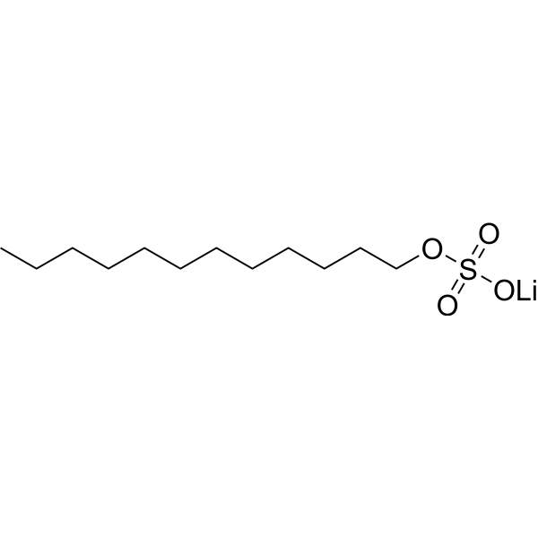 Lithium dodecyl sulfate Chemical Structure