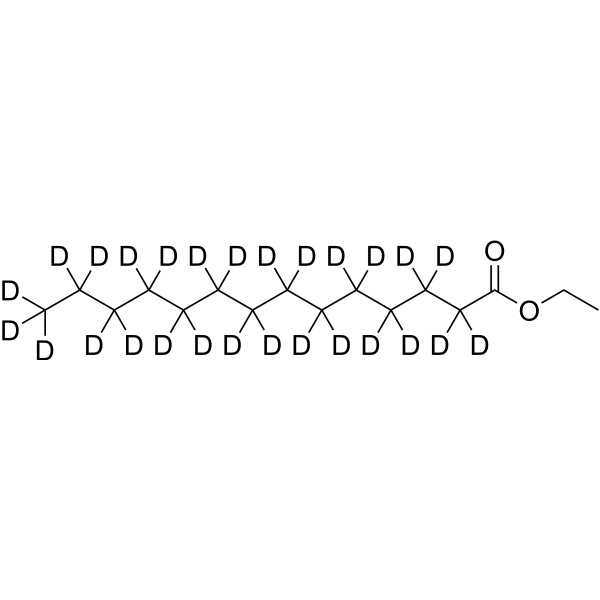 Ethyl tetradecanoate-d<sub>27</sub> Chemical Structure