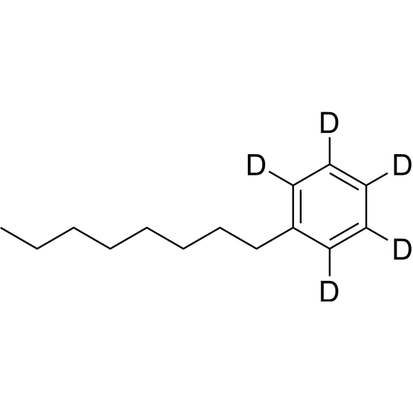 Octylbenzene-d<sub>5</sub> Chemical Structure
