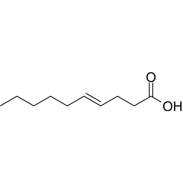 4-Decenoic Acid Chemical Structure